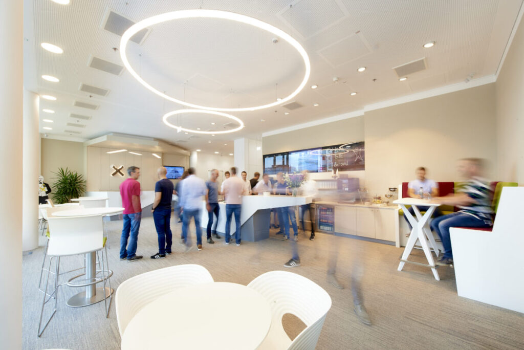 Raiffeisen Campus Eingangsraum